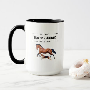 Tasse de Delgany de cheval et de chien