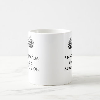 Tasse de délivrance - gardez le calme et la
