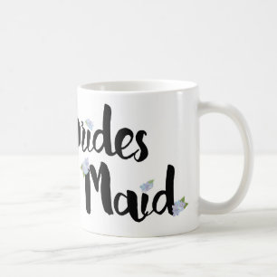 Tasse de demoiselle d'honneur - hortensias