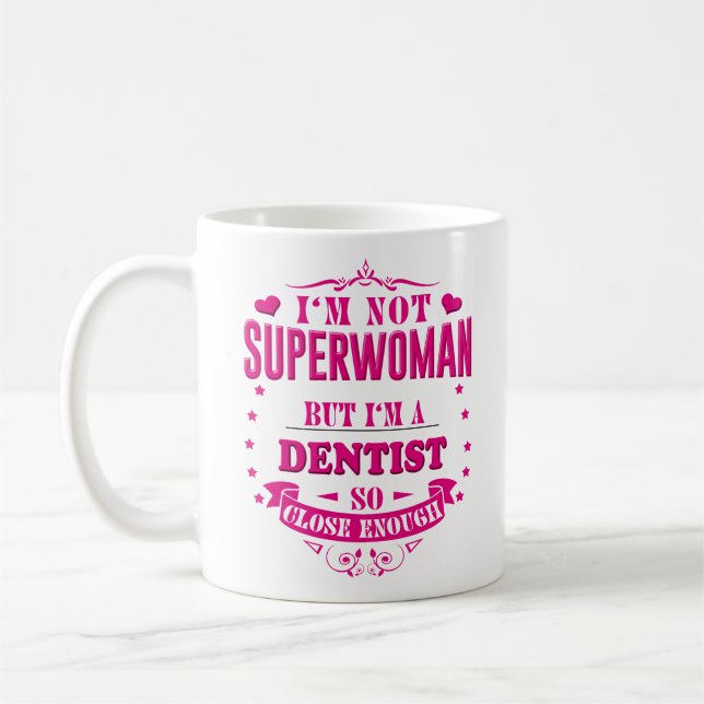 Tasse de dentiste, cadeaux drôles de voyage de (Gauche)