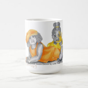 Tasse de Denver de soeurs de jaune orange