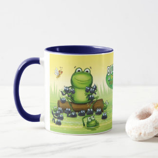 Tasse de designer avec motif de grenouille