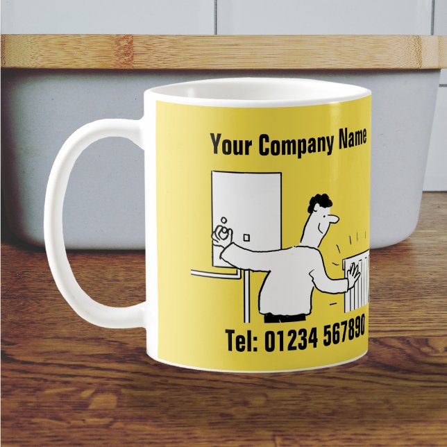 Tasse de dessin animé Services de plomberie et de  (Heating Company Mug)