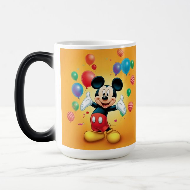 tasse de dessin animé tasse de fête  (Gauche)