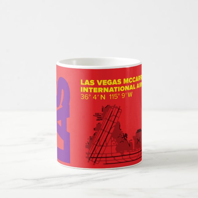Tasse de diagramme de l'aéroport de Las Vegas (Centre)