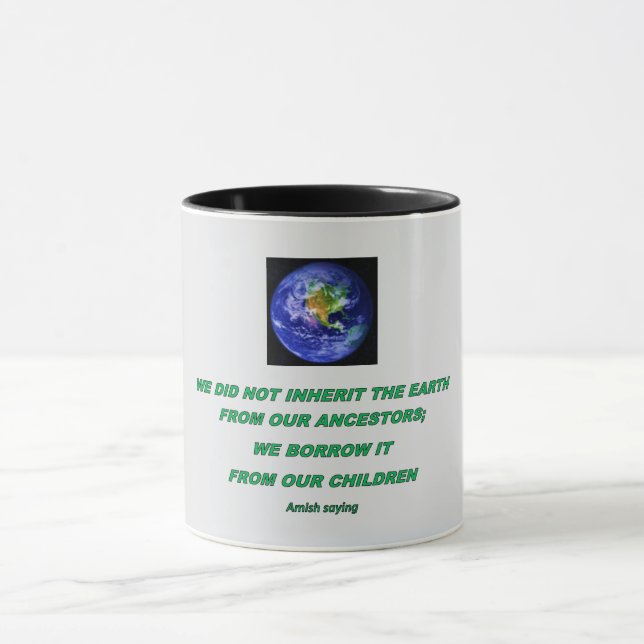 Tasse de dicton amish (Centre)