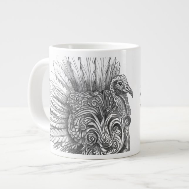 Tasse de dinde mythologique (Devant gauche)