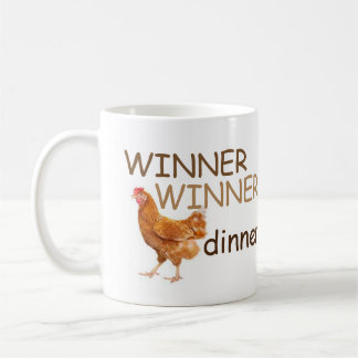 Tasse de dîner de poulet de gagnant de gagnant