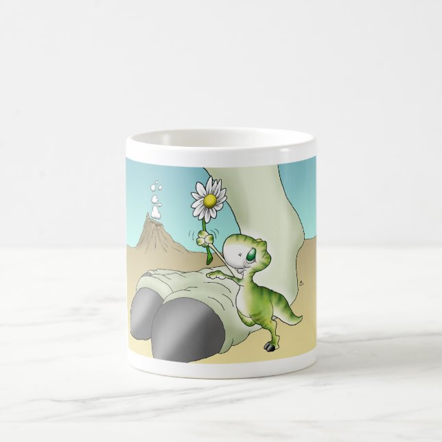 Tasse de Dino du jour de mère (Centre)