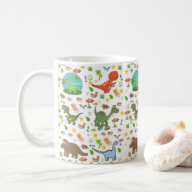 Tasse de dinosaure (Avec donut)