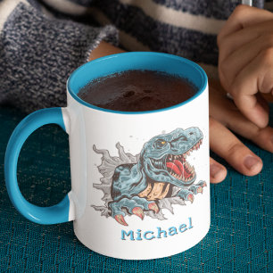 Tasse de dinosaure T-Rex personnalisée