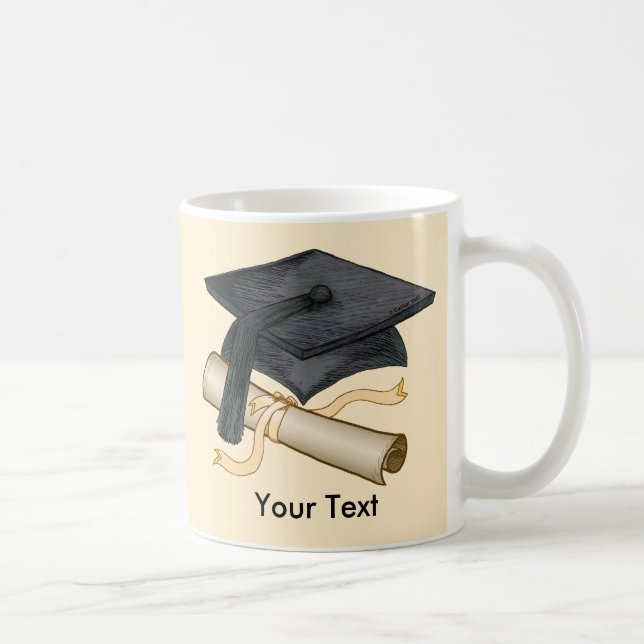 Tasse de diplôme de bonnet de graduation (Droite)