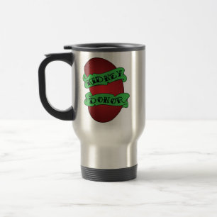 Tasse de distributeur de tatouage de rein vivant
