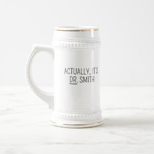 Tasse de docteur, tasse de PHD, en fait c'est la t