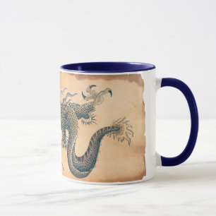 Tasse de dragon d'art de tatouage