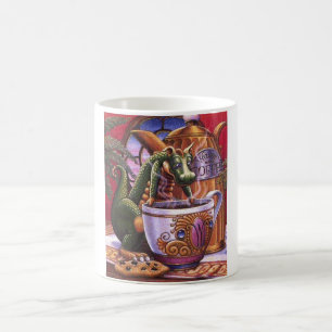 Tasse de dragon de café