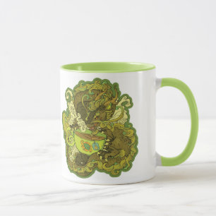 Tasse de dragon de thé