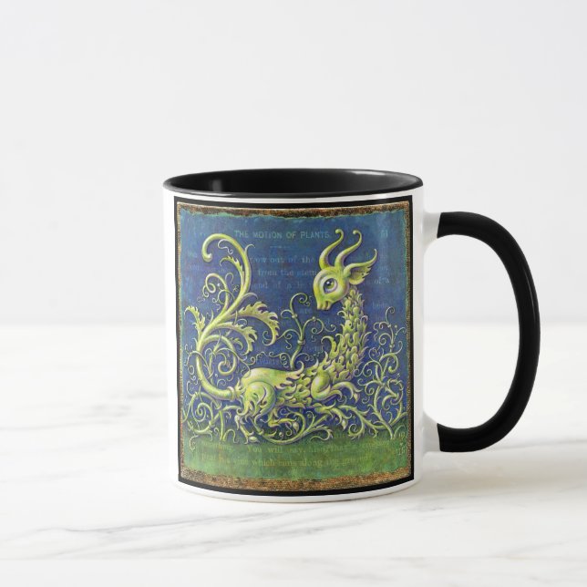 Tasse de dragon vert, mouvement des plantes (Droite)
