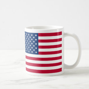 Tasse de drapeau américain
