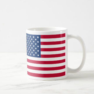 Tasse de drapeau américain