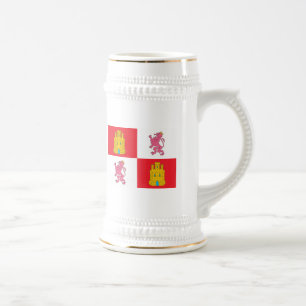 Tasse de drapeau de Castille et de Léon