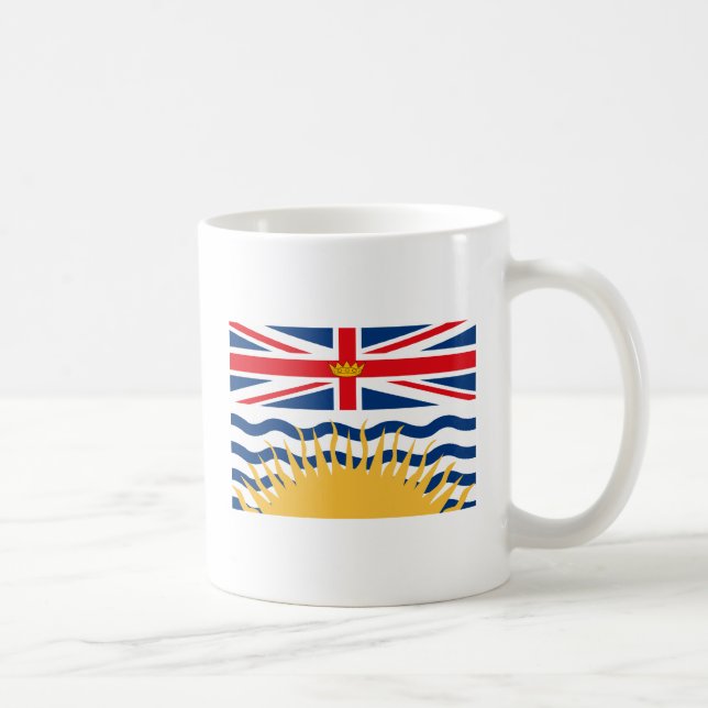 Tasse de drapeau de Colombie-Britannique (Droite)