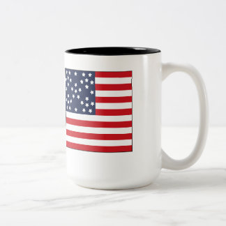 Tasse de drapeau de flocon de neige