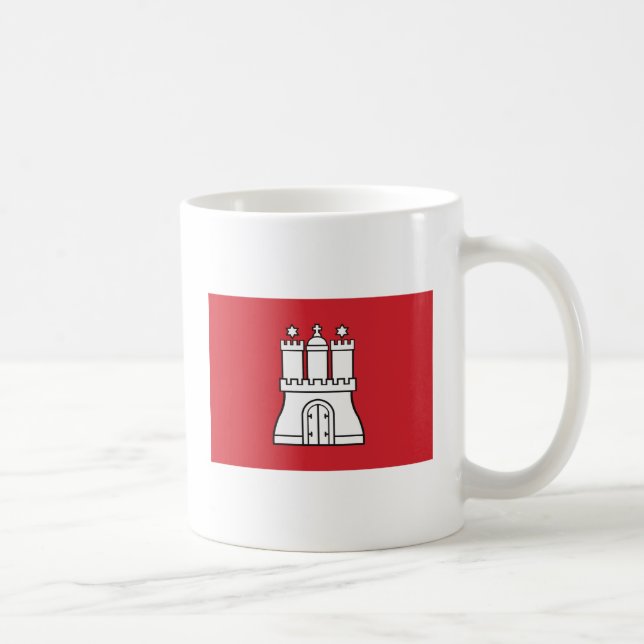 Tasse de drapeau de Hambourg (Droite)