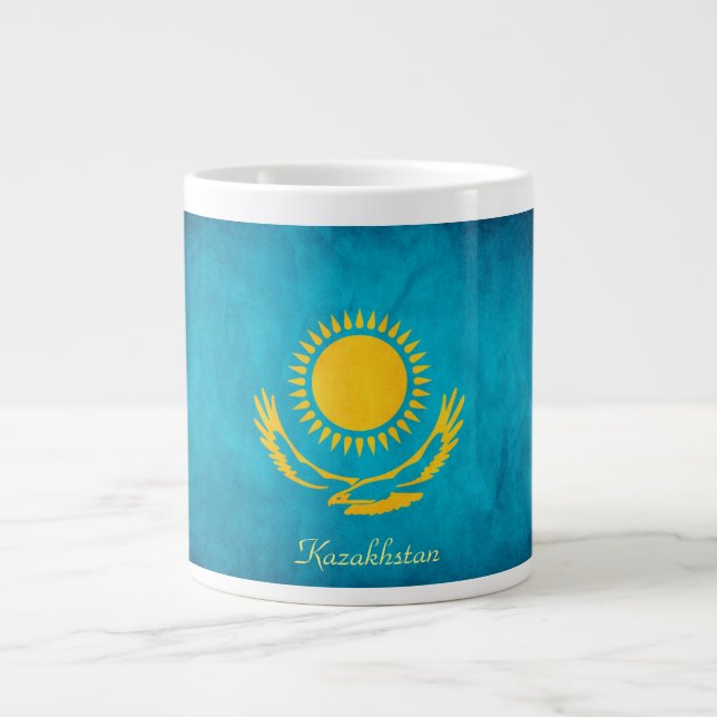 Tasse de drapeau de Kazakhstan (Devant)