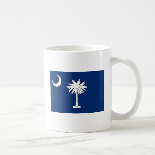 Tasse de drapeau de la Caroline du Sud (Droite)