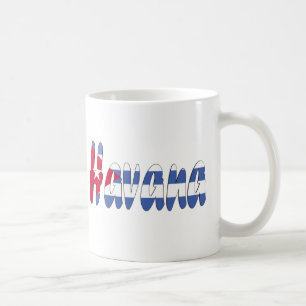 Tasse de drapeau de La Havane, Cuba