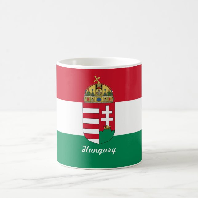 Tasse de drapeau de la Hongrie (Centre)