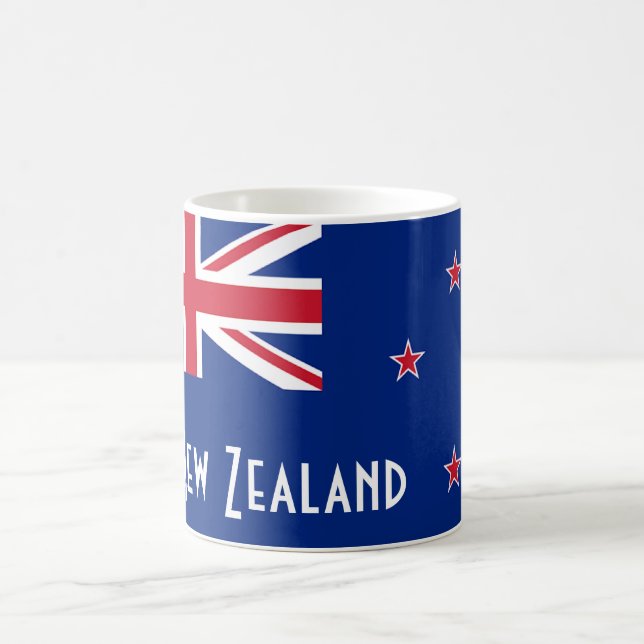 Tasse de drapeau de la Nouvelle Zélande (Centre)