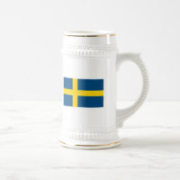 Tasse de drapeau de la Suède