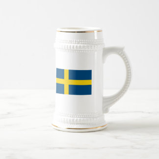 Tasse de drapeau de la Suède