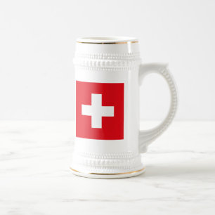 Tasse de drapeau de la Suisse