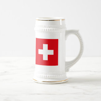 Tasse de drapeau de la Suisse
