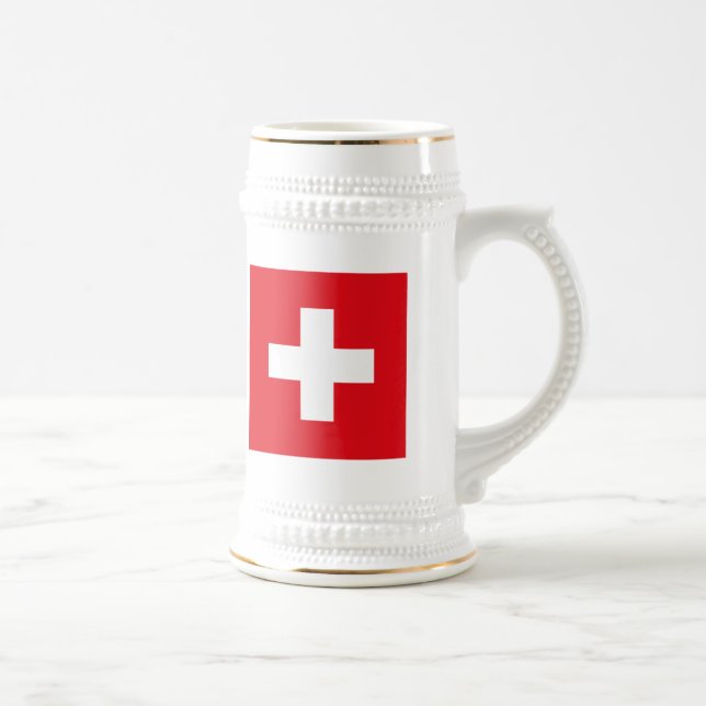Tasse de drapeau de la Suisse (Droite)