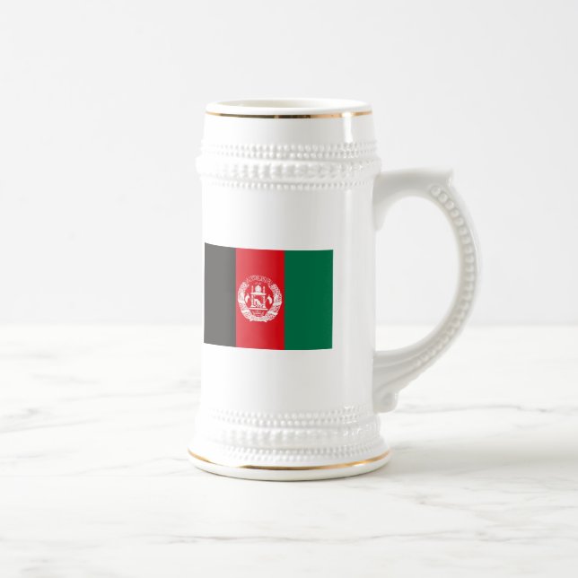 Tasse de drapeau de l'Afghanistan (Droite)