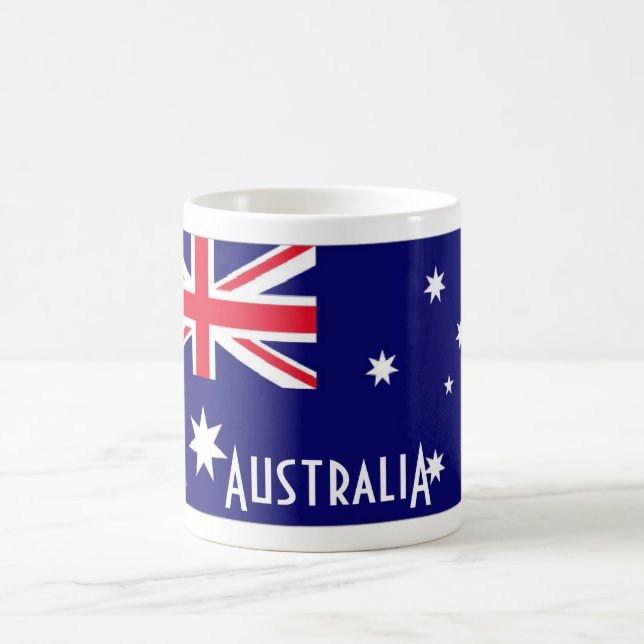 Tasse de drapeau de l'Australie (Centre)