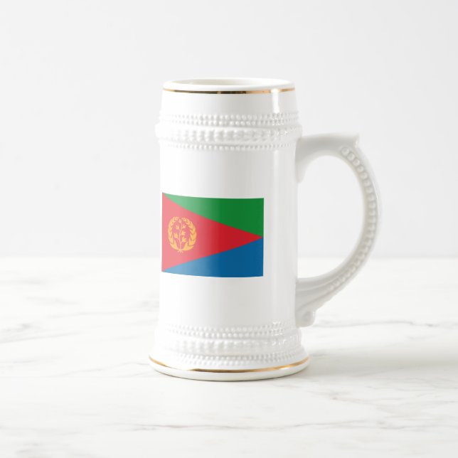 Tasse de drapeau de l'Érythrée (Droite)