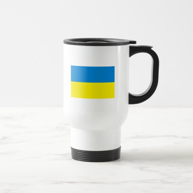 Tasse de drapeau de l'Ukraine (Droite)