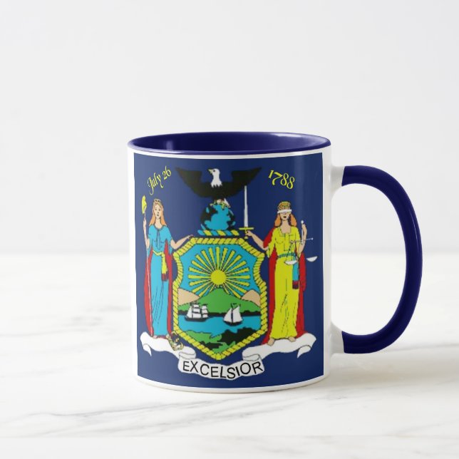 Tasse de drapeau de New York (Droite)