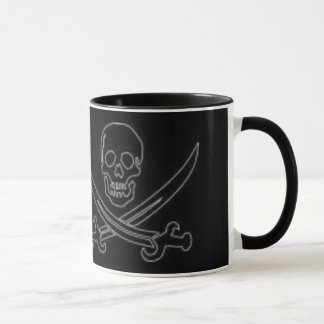 tasse de drapeau de pirate