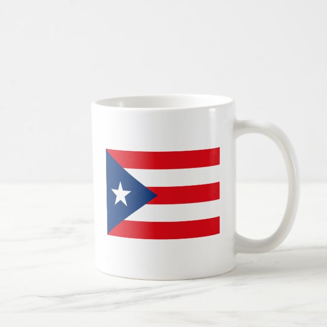 Tasse de drapeau de Porto Rico (Droite)