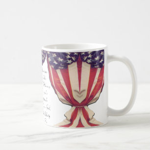 Tasse de drapeau de serment de fidélité