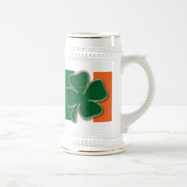 Tasse de drapeau de shamrock (Droite)