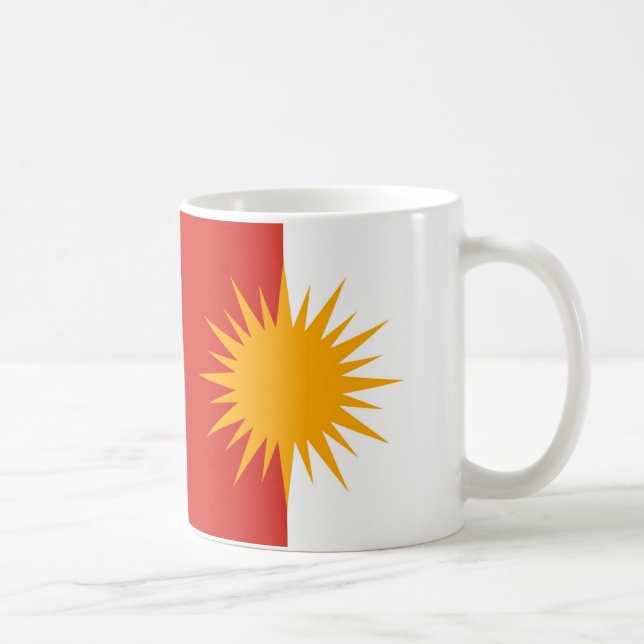 Tasse de drapeau de Yezidi (Droite)