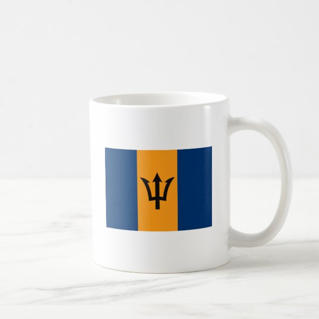 Tasse de drapeau des Barbade (Droite)