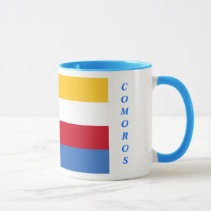 Tasse de drapeau des Comores